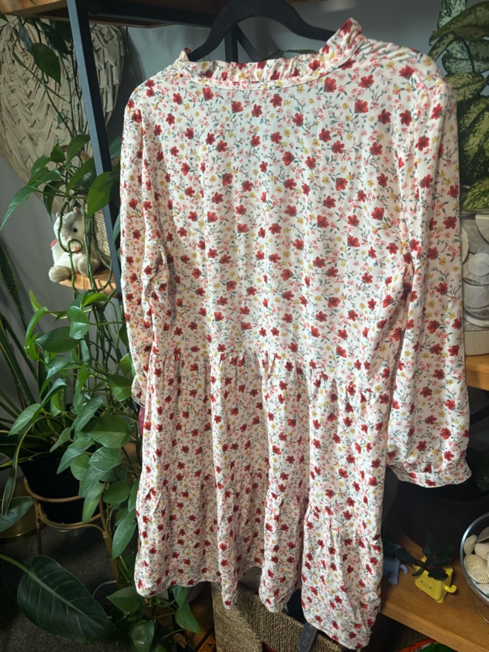 Nobody’s Child Floral Babydoll Tunic Dress | Size 6 - Picture 4 of 6
